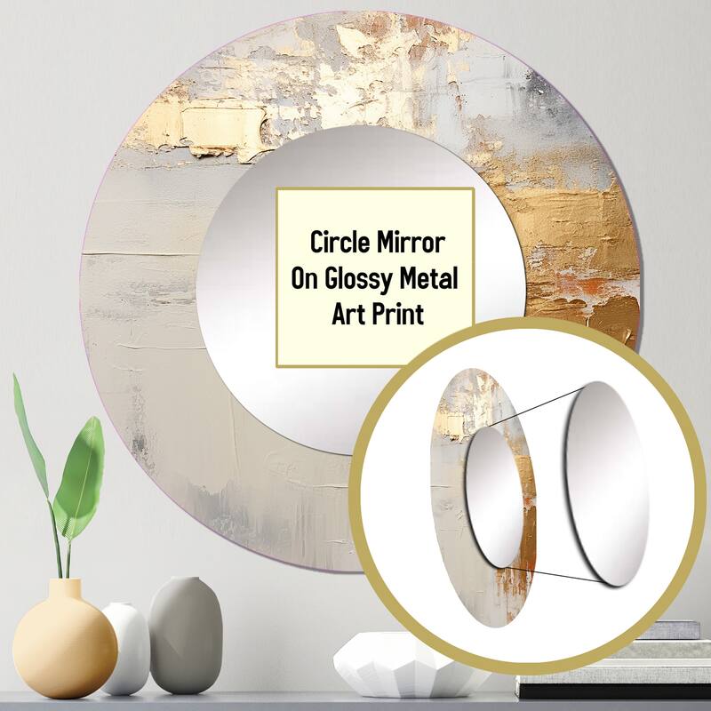 Designart "Navy Blue And Gold Poppy Flowers I" Floral & Botanical